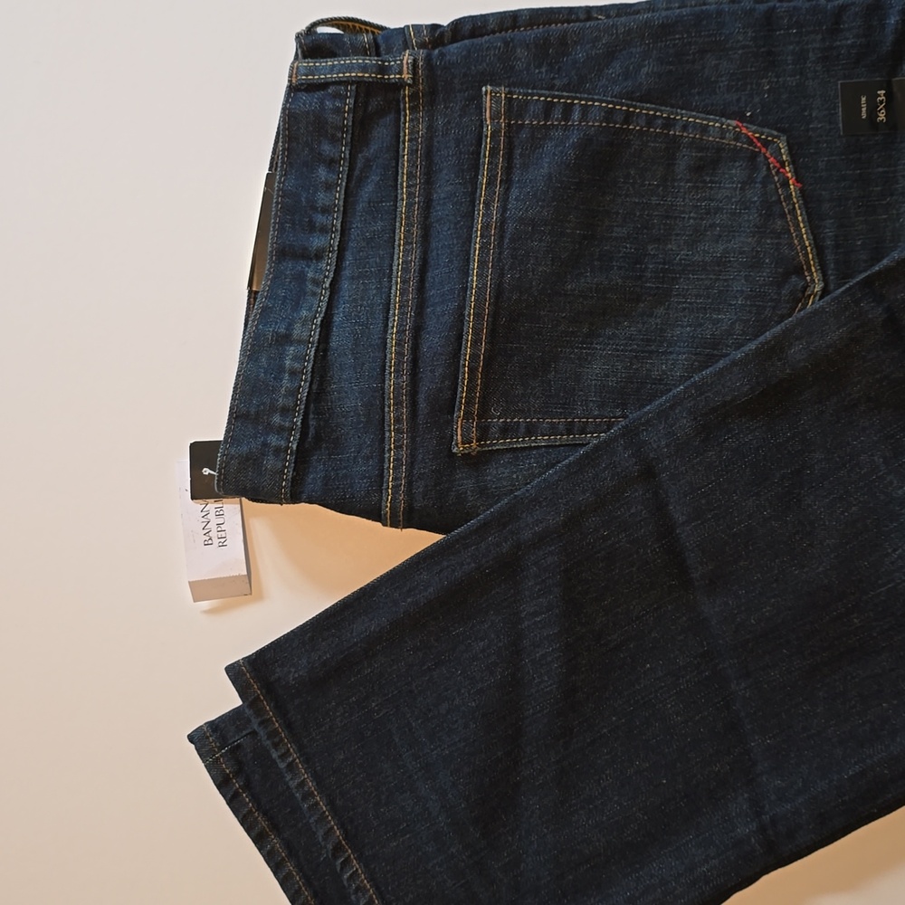 NWT Banana Republic Athletic Jeans, 36x34